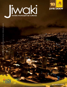 Jiwaki junio 2009 - Gobierno Municipal de de La Paz
