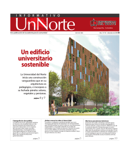 Informativo UnNorte Edición 56 - Diciembre