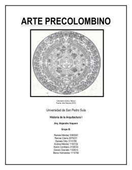 ARTE PRECOLOMBINO - Historia de la Arquitectura USPS
