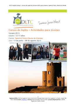 DLTC English School – Cursos de Inglés de Verano 2015 para