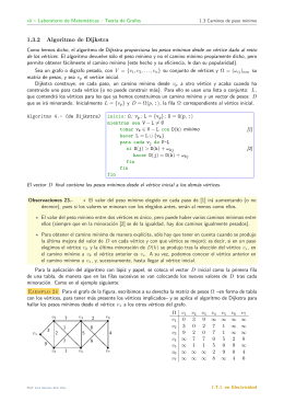 1.3.2 Algoritmo de Dijkstra - Departamento de Matemática Aplicada