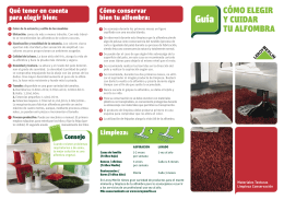 Guía de alfombras 2009