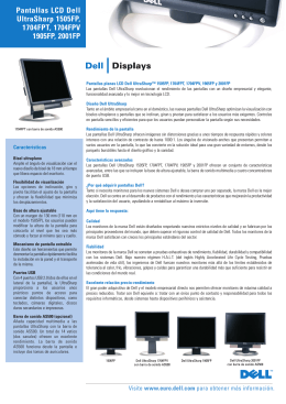 Pantallas LCD Dell UltraSharp 1505FP, 1704FPT, 1704FPV 1905FP