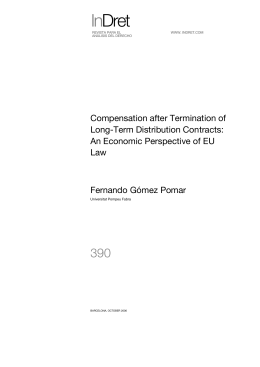 Compensation, Disgorgement, and Termination in Long-