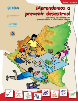 ¡Aprendamos a prevenir desastres!
