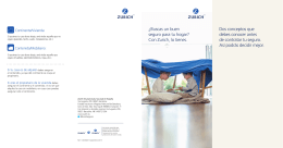 Folleto del seguro de hogar multiriesgo (276,23 KB/PDF)