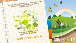folleto cultura ambiental - Universidad Industrial de Santander