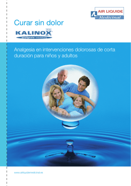 Folleto KALINOX - Air Liquide Medicinal