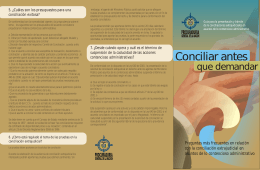 folleto conciliación - Procuraduría General de la Nación