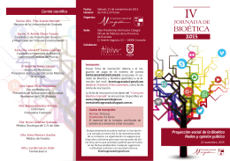folleto bioética 2015.indd - Sociedad Española de Oncología Médica