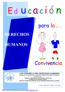 folleto entero - Liga Española Pro Derechos Humanos