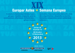 Europar Astea Semana Europea 2013