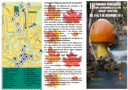 folleto micológica - Ayuntamiento de Benalup