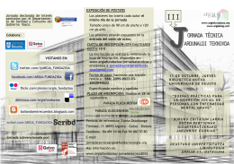 folleto jornada técnica 2012
