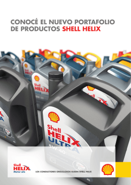 Folleto Familia Shell Helix