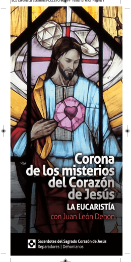 SCJ Corona La Eucaristia:FOLLETO SCJ 11