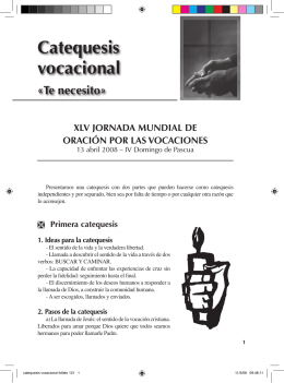 catequesis vocacional folleto 12.indd