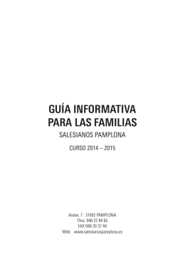 Folleto Guía para las familias 2014-15.indd