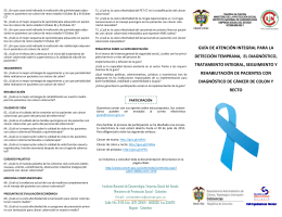 folleto preguntas colon y recto - Ministerio de Salud y Protección