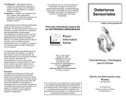 Deterioros Sensoriales - Parent Information Center