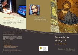 Jornada de Arte y Fe - Universidad de Alcalá
