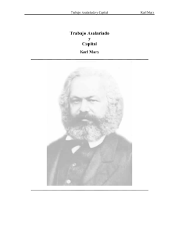 K. Marx - Trabajo Asalariado y Capital - Proyecto Espartaco