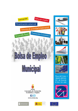 Folleto: Bolsa de Empleo Municipal [pdf 577.0 KB]
