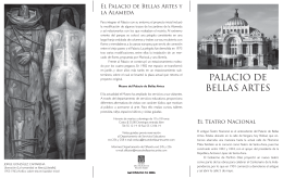 Folleto fotocopia.indd - Museo del Palacio de Bellas Artes