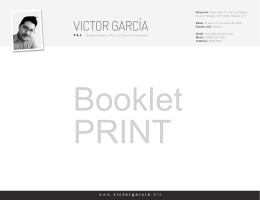 VICTOR GARCÍA - Victor Garcia | Graphic Design and Web