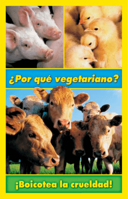 Porqué vegano? - Vegan Outreach