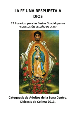 12 rosarios guadalupanos - Parroquia Inmaculado Corazón de María