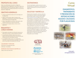 folleto CVPLAGUIC-15.indd - Campus Virtual de Salud Pública