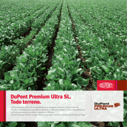 Folleto DuPont Premium Ultra SL 2014 copy