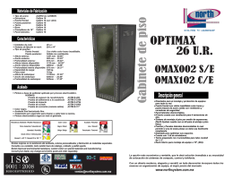 FOLLETO NORTH OMAX002 Y OMAX102 (OPTIMAX 26)