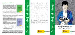 Folleto (pdf, 712 Kbytes) - Instituto Nacional de Seguridad e Higiene