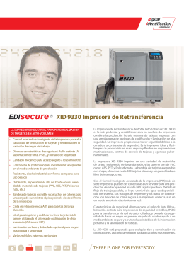 XID 9330 Impresora de Retransferencia