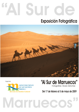 folleto al sur marruecos