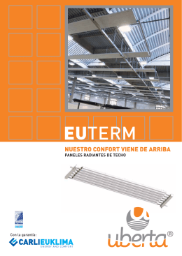 folleto comercial euterm - Tagsa Instalaciones y Servicios, SA