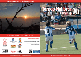 Folleto Torneo Int. Mallorca 2014