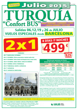 “Confort BUS” - Central de Viajes