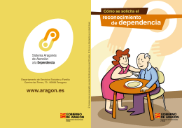 de dependencia - Gobierno de Aragón