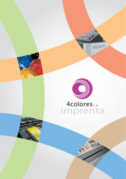 Folleto Imprenta 4 Colores S. A.