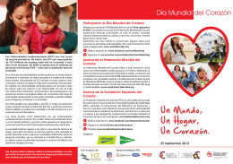 Día Mundial del Corazón 2012 - Fundación Española del Corazón