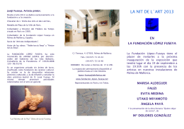 folleto nit 2013 pdf - Fundación López