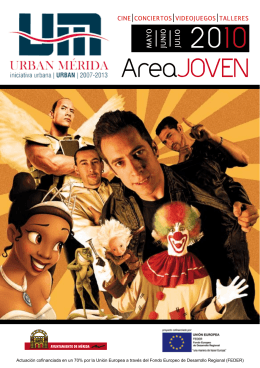 Folleto Actividades Área Joven - Plan Urban Mérida 2007-2013