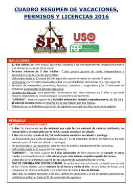 folleto permisos actualizado 2016 - SPJ-USO Galicia