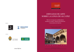 FQLL Lonja folleto.indd - Comarca del Bajo Aragón