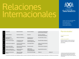 Descargar el folleto - Universidad de San Andrés
