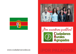 cra folleto - Ciudadanos Rurales Agrupados