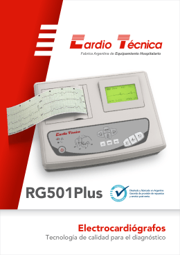 FOLLETO ELECTRO - RG501Plus